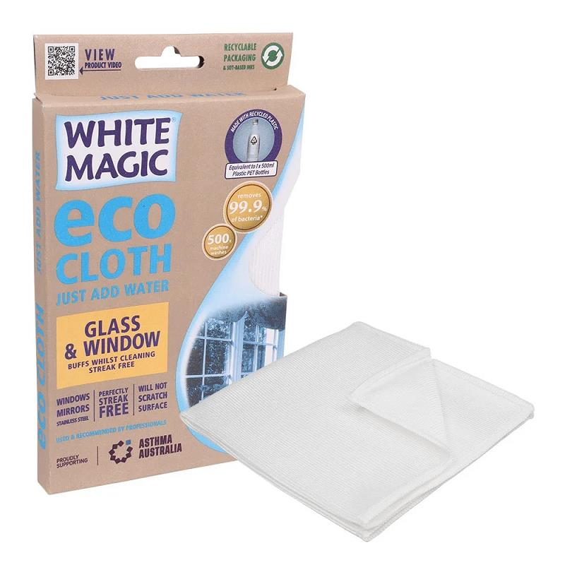 Eco Cloth (Glass & Window) - White Magic