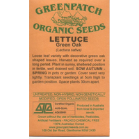Lettuce Seeds (Green Oak)