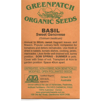 Basil Seeds (Sweet Genovese)