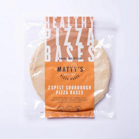 pizza bases spelt sourdough 2pack
