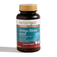 Ginkgo Biloba 6000 60 Capsules