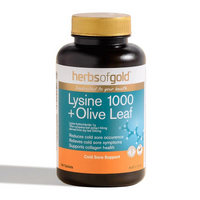 Lysine 1000 + Olive Leaf