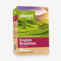 Organic Tea English Breakfast 50 Bags