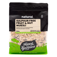 Muesli Natural Sulphur Free Fruit & Nut