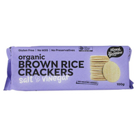 Crackers Brown Rice Salt & Vinegar