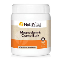Magnesium & Cramp Bark (200 Capsules)