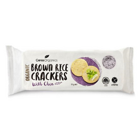 Brown Rice Crackers Chia